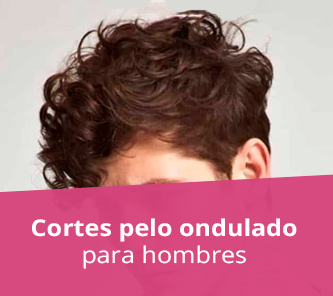 cortes pelo ondulado hombre