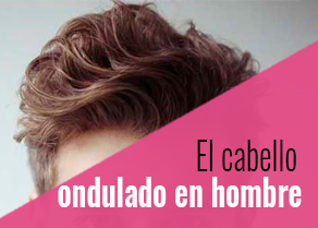 cabello ondulado hombre