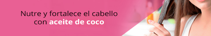 nutre el cabello con aceite de coco