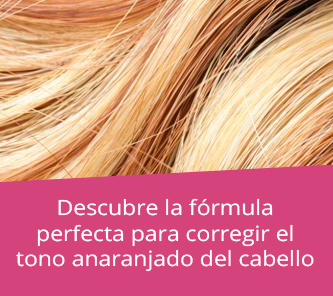 eliminar tonos naranja del cabello