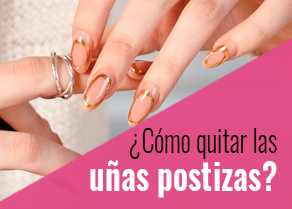 como quitar uñas postizas