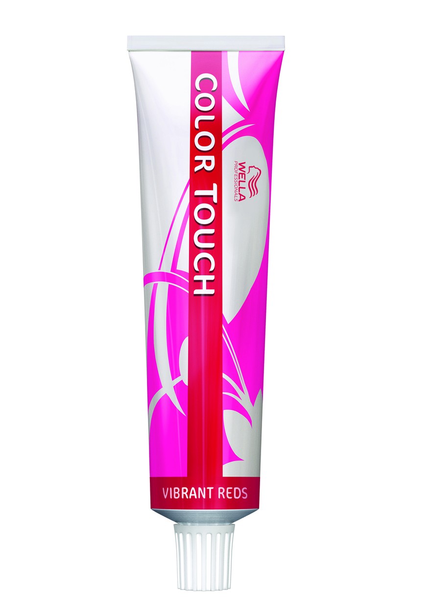 Wella - Baño Color Touch Vibrant Reds 77/45 Rubio Medio Intenso Cobrizo Caoba (sin amoníaco) de 60 ml