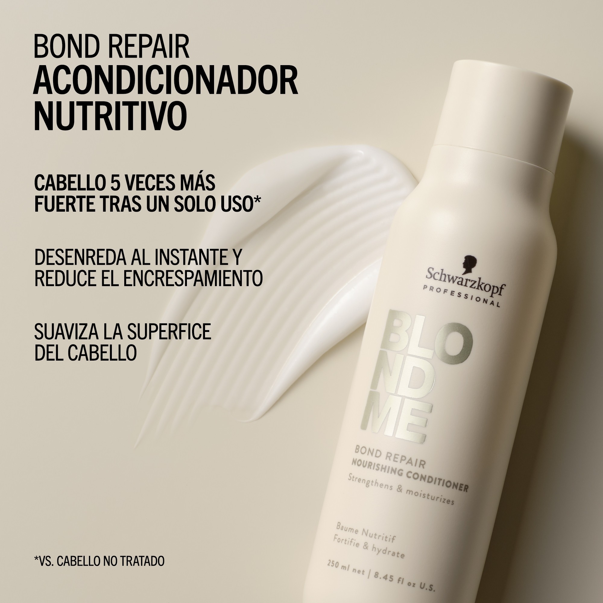 Acondicionador Nutritivo Bond Repair de BLONDME 250ml