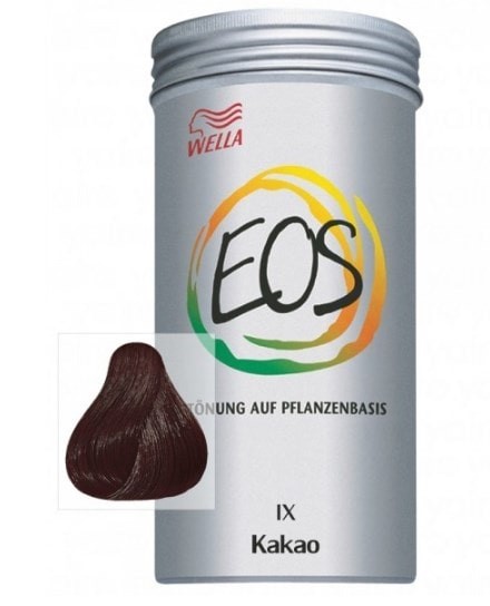 coloración natural EOS wella cacao