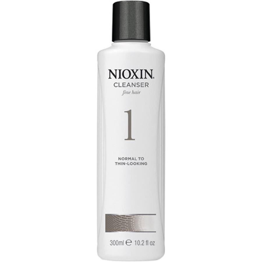 Champu limpiador nioxin sistema 1 para cabello sin tratar con pérdida de densidad ligera
