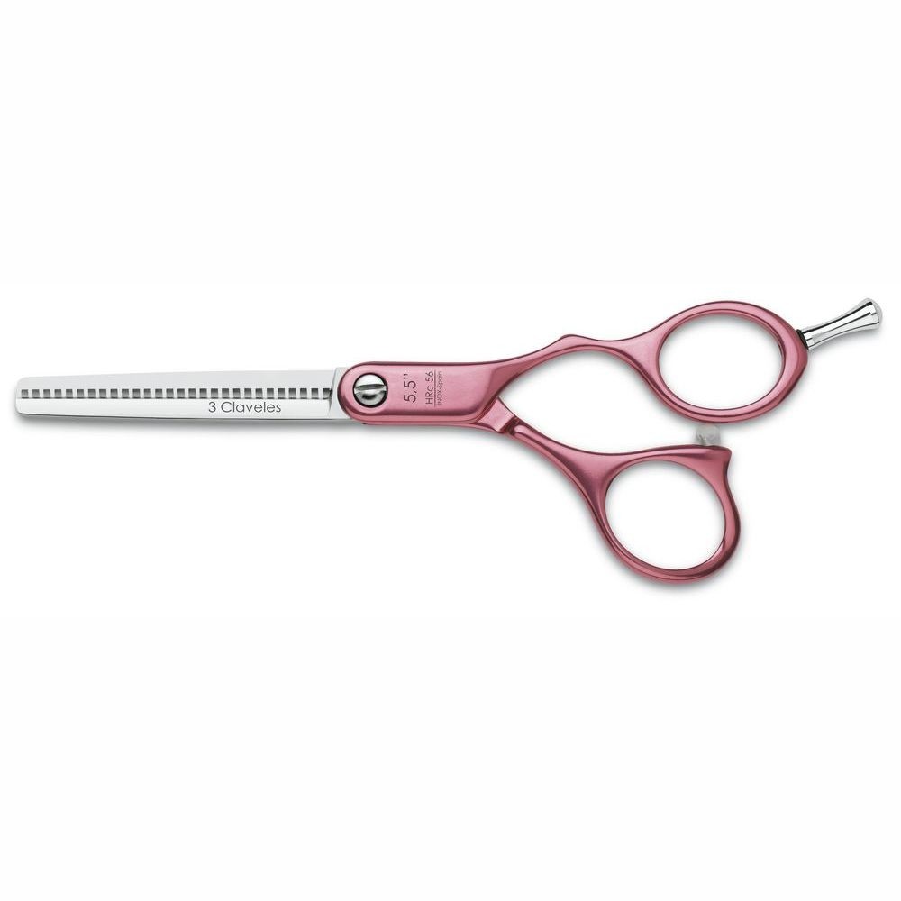 Comprar Tijera 3 Claveles Duraluminio Entresacar Rosa en tienda online  peluqueria