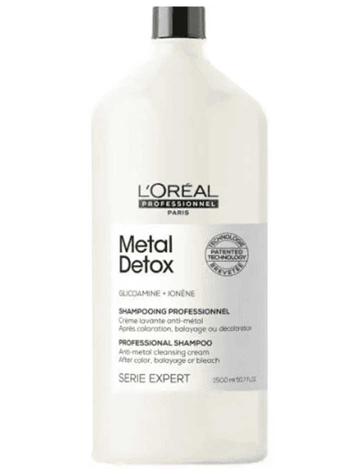 L`Oréal Serie Expert - Champú METAL DETOX Anti-Metales 1500 ml: