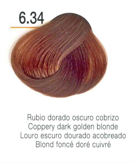 TINTE EN CREMA RISFORT COLOR RUBIO DORADO OSCURO COBRIZO