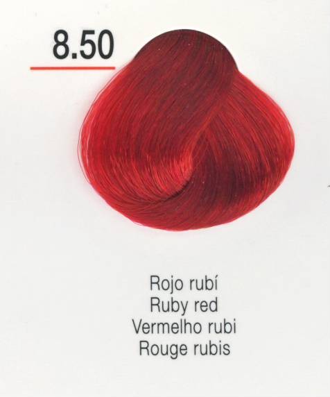 TINTE EN CREMA RISFORT COLOR ROJO RUBI