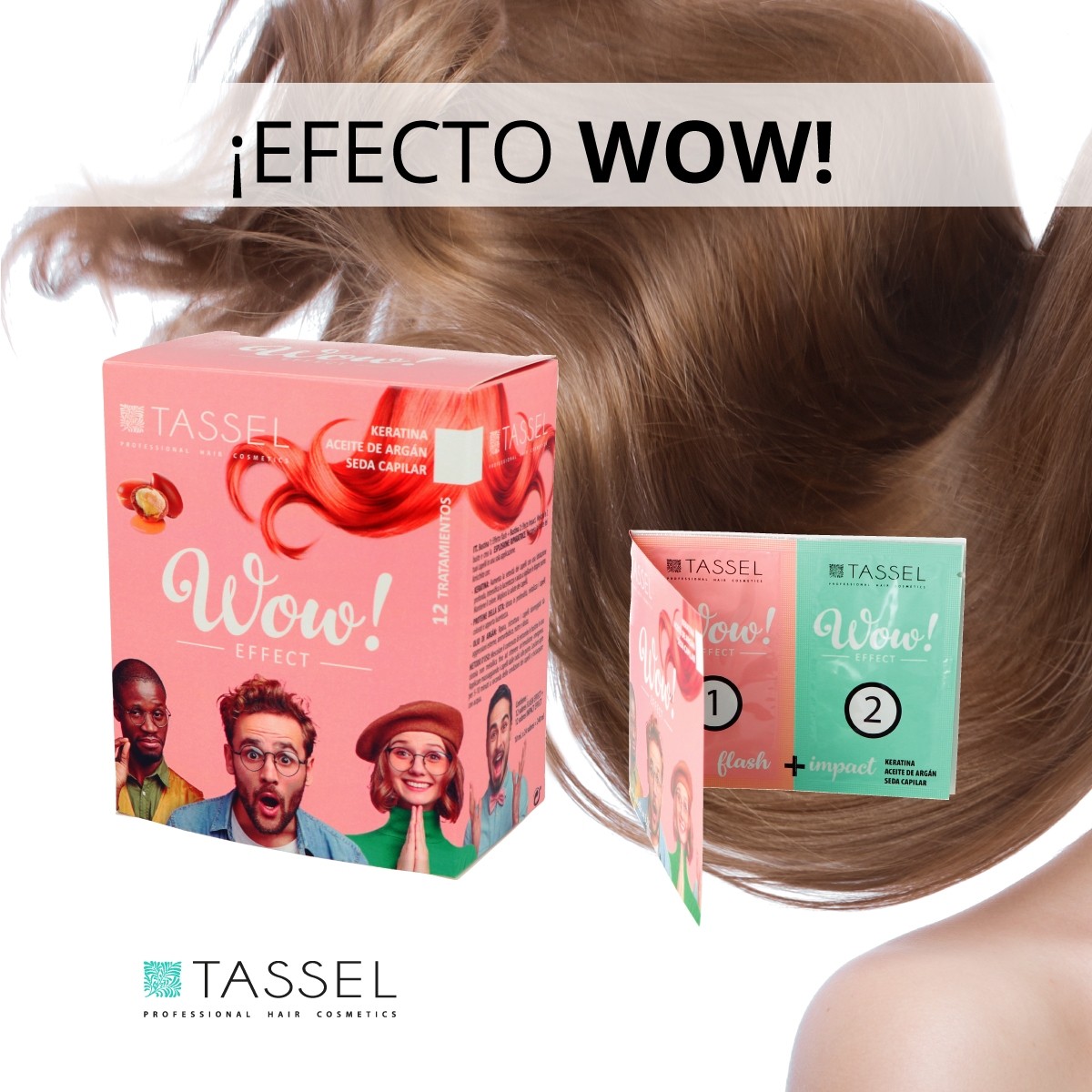 TASSEL WOW EFFECT TRATAMIENTO REPARADOR 2 PASOS