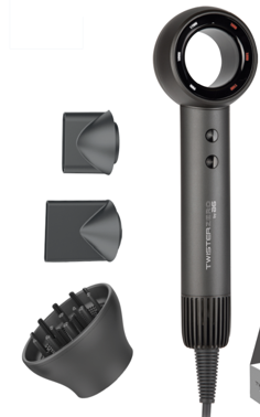 Secador de Pelo Asuer Twister Zero con Potente Motor Brushless y Secado Ultrarrápido - Tecnología Iónica Integrada - 1500W - Volumen de Aire 68,1 m3/h - Peso 305 grs