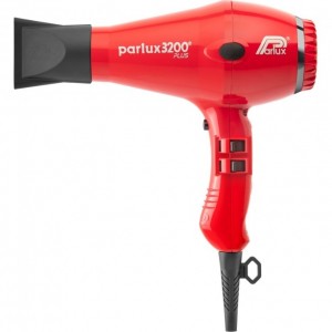 Secador Parlux 3200 Plus Rojo 1900w, 480 Grs. 2 Boquillas 