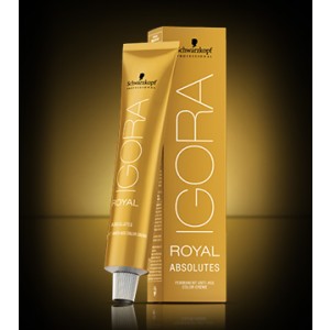 Schwarzkopf - Tinte Igora Royal Absolutes 4-70 Castaño Medio Cobrizo Natural 60ml 