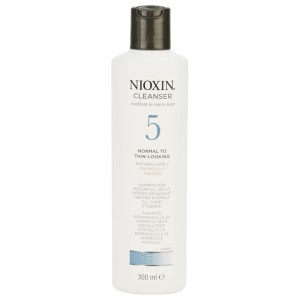 Champú Nioxin Sistema 5 cabello químicamente tratado con debilitamiento leve 300ml