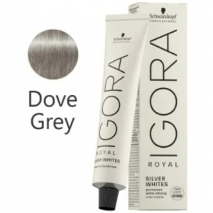 Tinte Igora Royal Silver White absolutes Gris Platino Schwarzkopf 60ml 