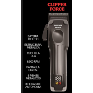 Disprof FORCE hair Clipper Máquina de corte profesional