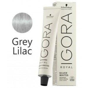 Tinte Igora Royal Silver White absolutes Gris Lilácea Schwarzkopf 60ml 