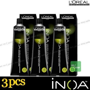 Pack Colorante Inoa 3 Tubos L`Oréal - Tinte INOA sin amoniaco 9.3 Rubio Muy Claro Dorado 60 ml