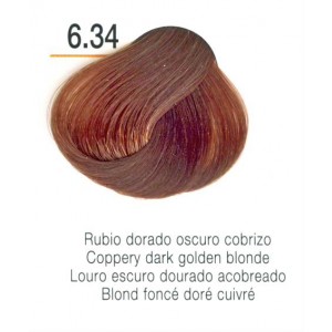 TINTE EN CREMA RISFORT COLOR RUBIO DORADO OSCURO COBRIZO